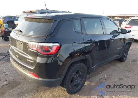 2020 Jeep Compass Sport Fwd z USA, uszkodzony, nr VIN 3C4NJCAB3LT101982